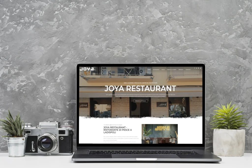 Sito Web del ristorante di pesce a ladispoli Joya Restaurant