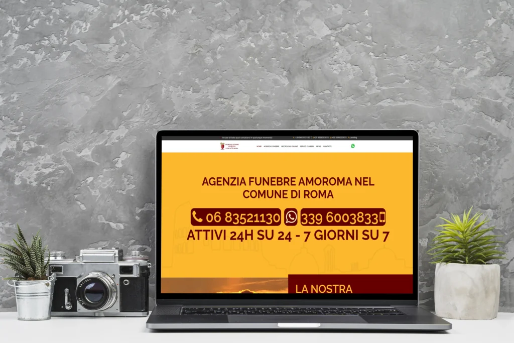 Sito Web delle onoranze funebri roma: Amoroma